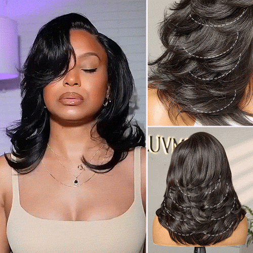 Butterfly Wavy Bob – Lace HD Courte