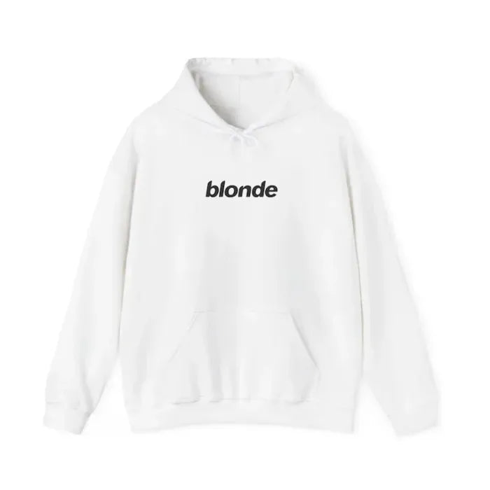 Sweat à capuche blond