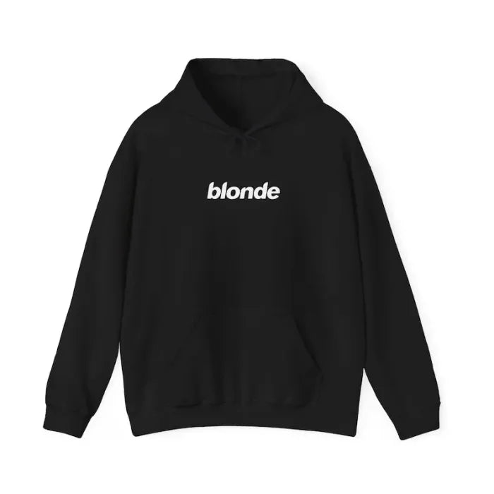 Sweat à capuche blond